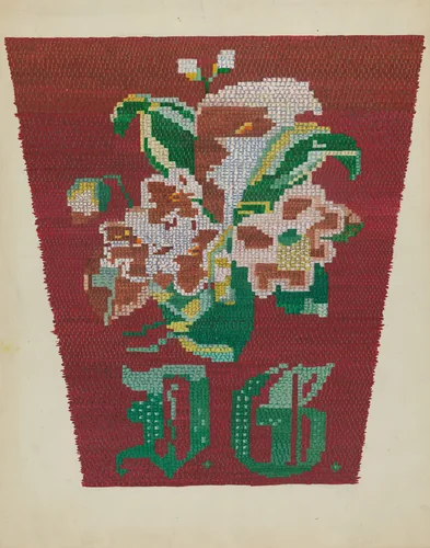 Chair Seat by Mabel Ritter, index of american design, 1937