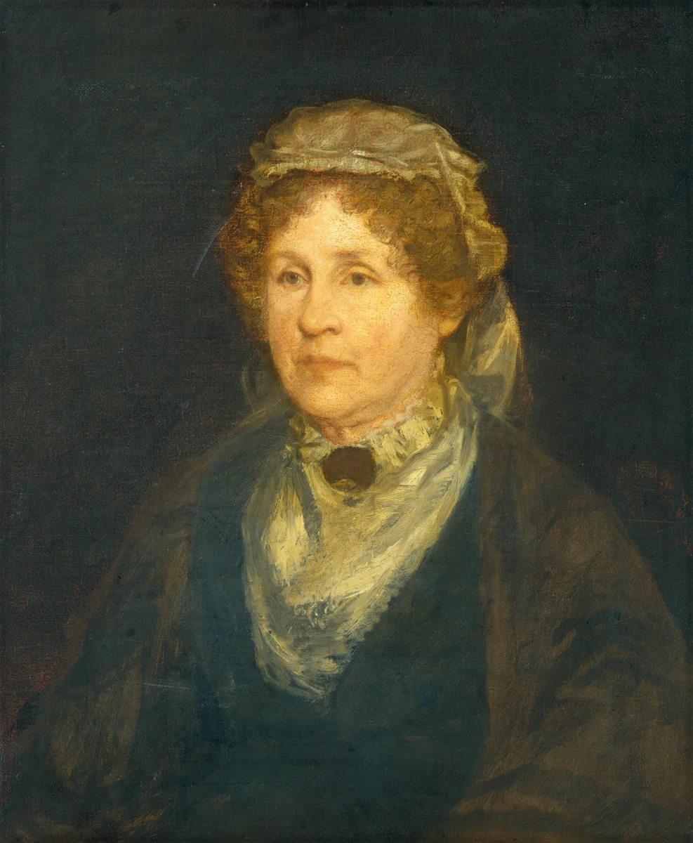 Agnes Gordon Cochran Higginson (Mrs. Stephen Higginson) by George Fuller, painting, 1876
