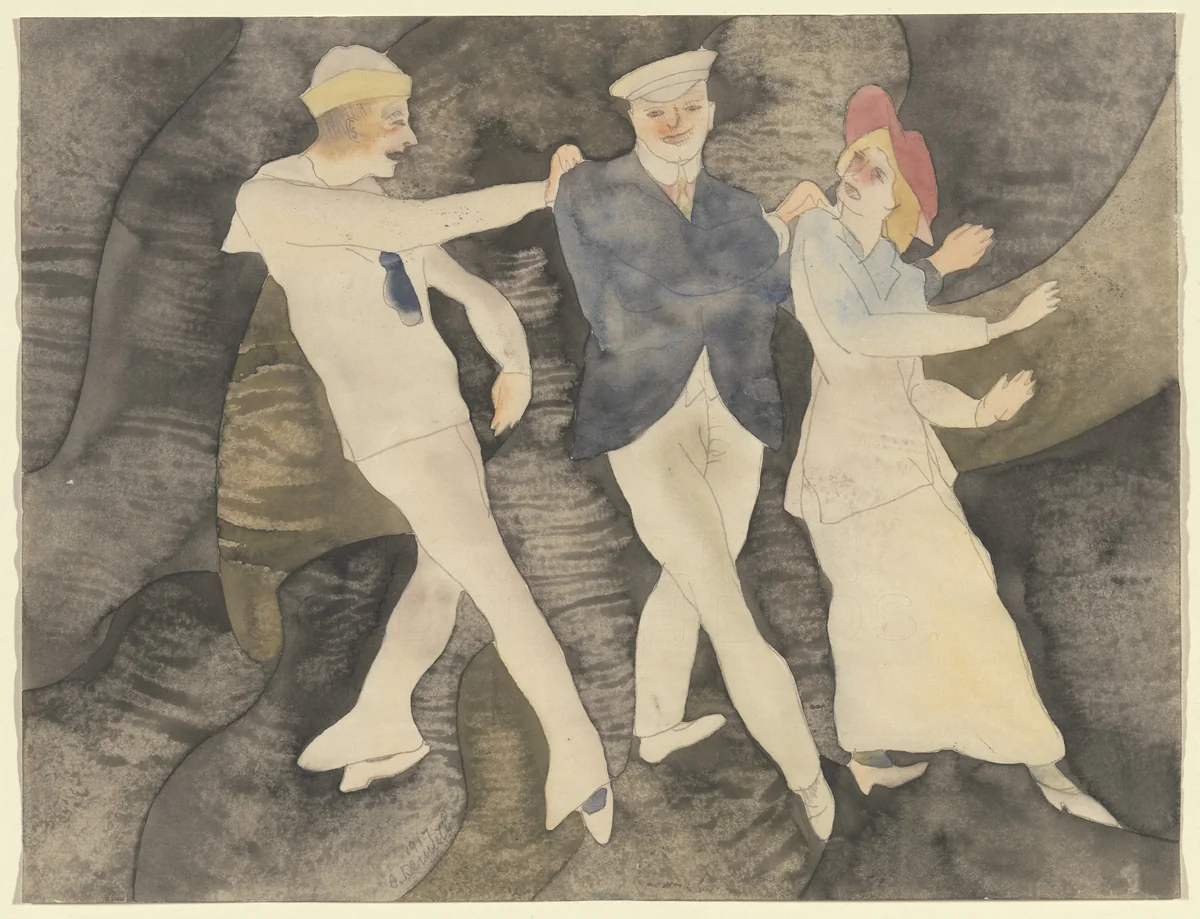 Vaudeville by Charles Demuth, drawing, 1917