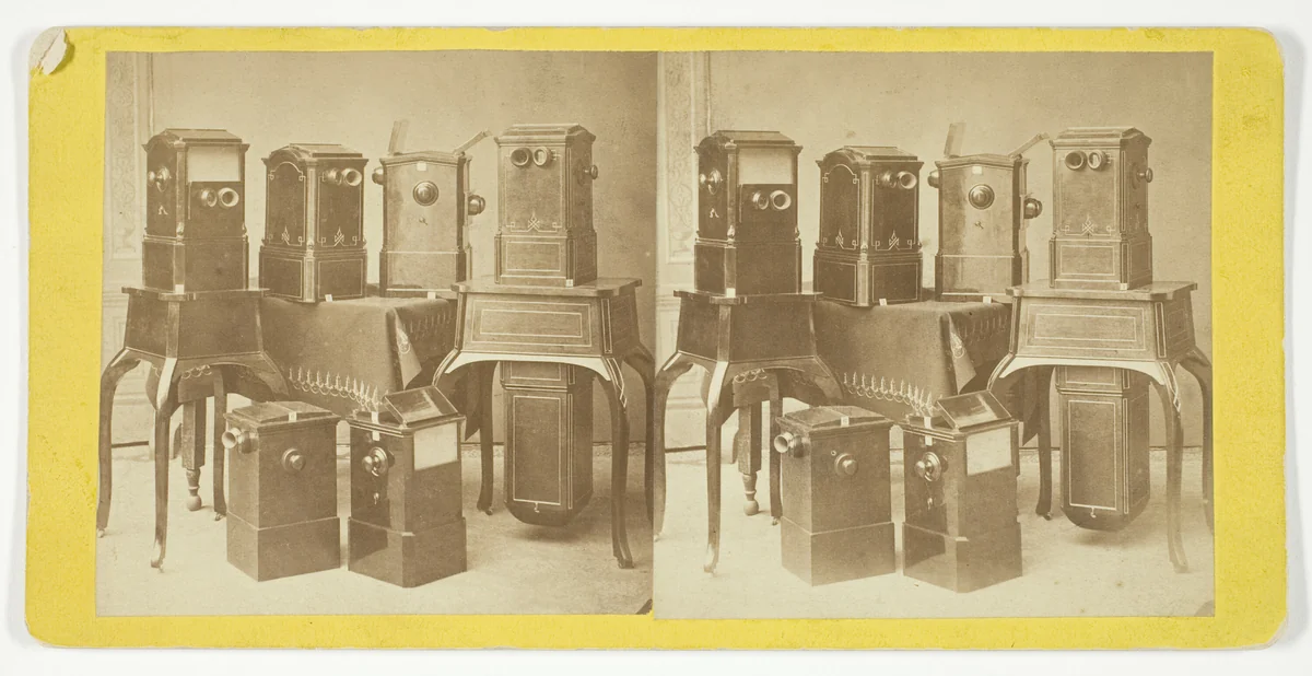 Beekers' Revolving Stereoscopes by Artist Unknown, photograph, 1875-1899