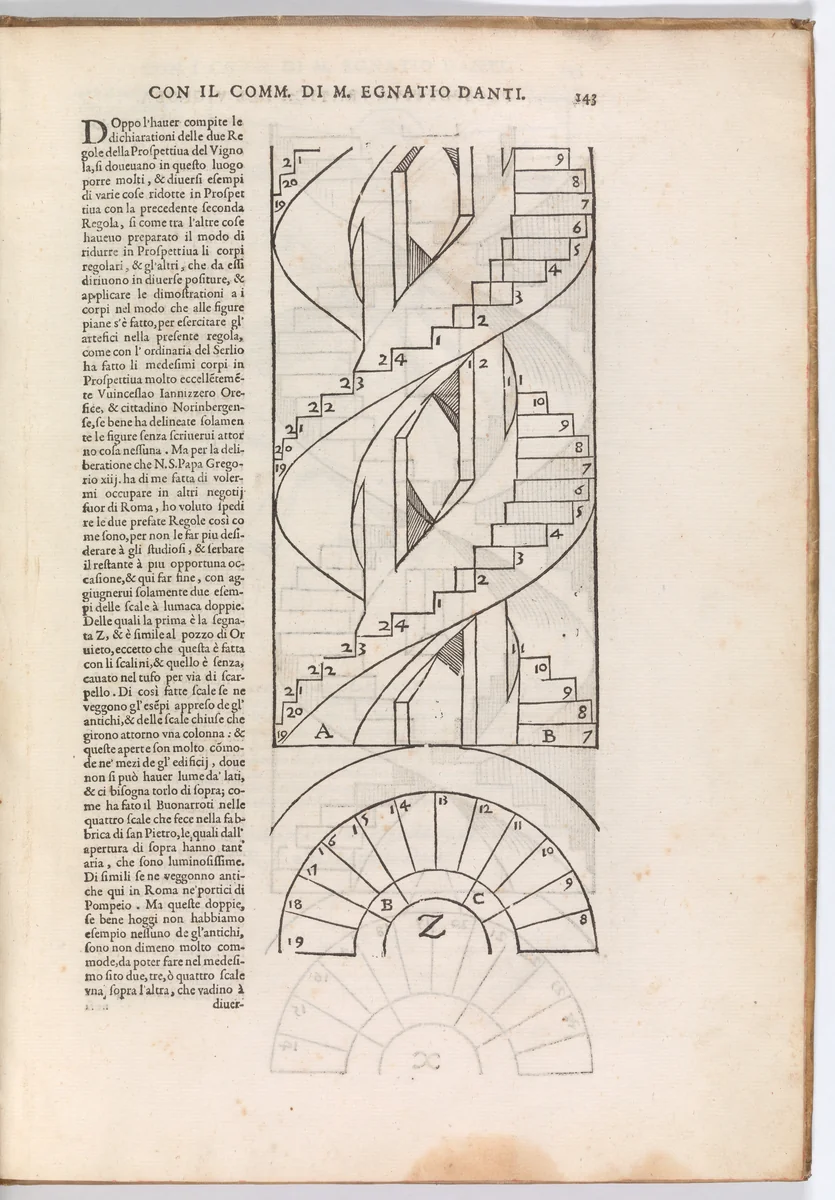 Le due regole della prospettiva pratica di M. Iacomo Barozzi da Vignola by Jacopo Barozzi, book, 1583