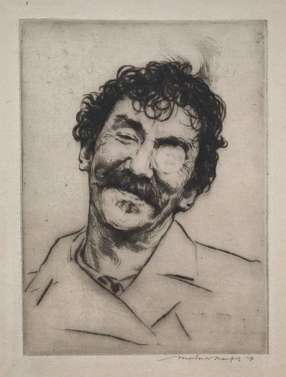 James MacNeill Whistler by Mortimer Menpes, print