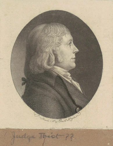Judge Trist by Charles B. J. Févret de Saint-Mémin, print, 1797-1798