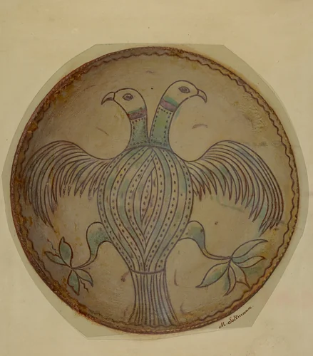 Pa. German Dish by Max Soltmann, index of american design, 1936