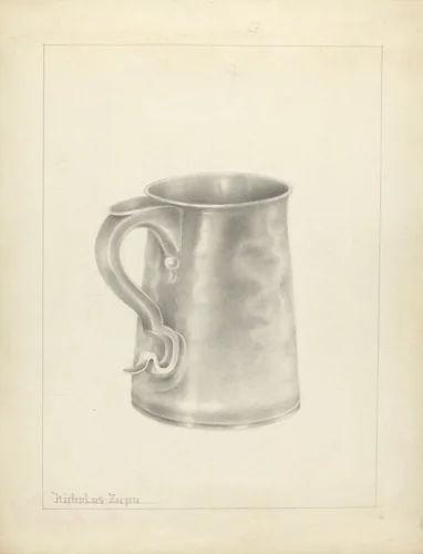Silver Mug by Nicholas Zupa, index of american design, 1938