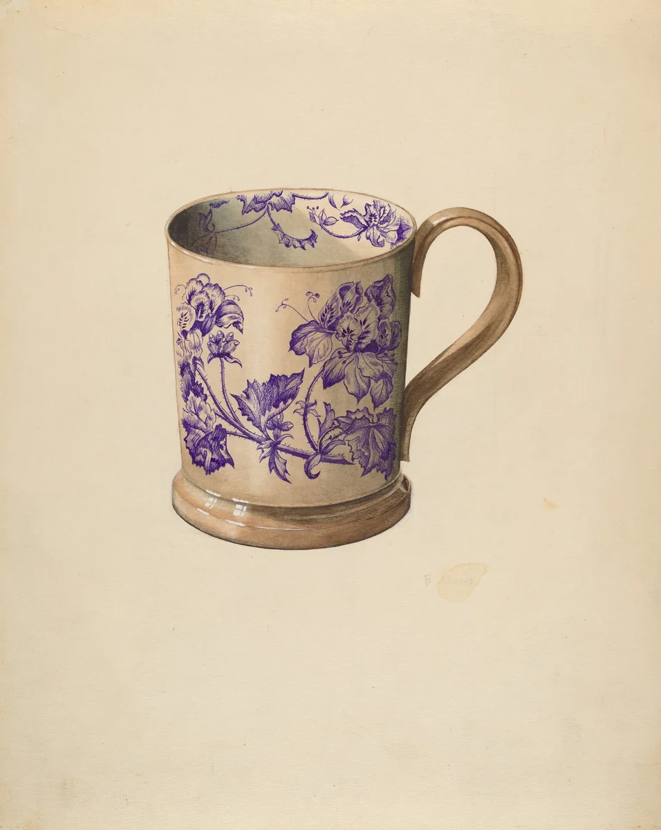 Mug by Samuel O. Klein, index of american design, 1936