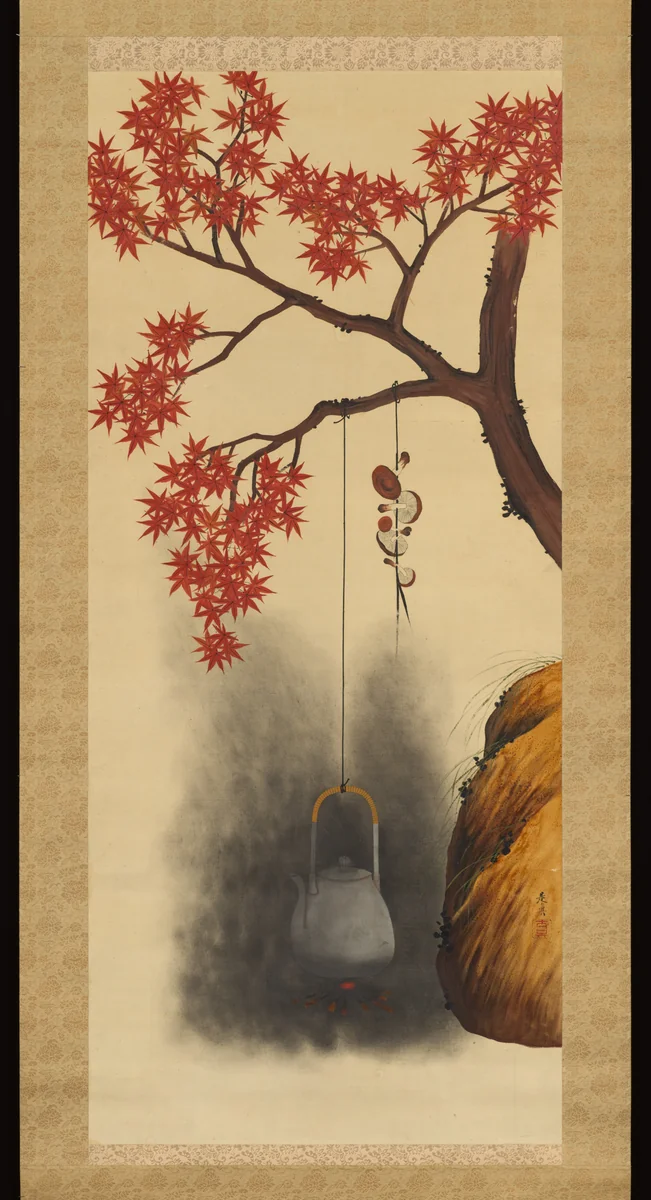 Autumn Maple by Shibata Zeshin (柴田是真), painting, 1867-1891