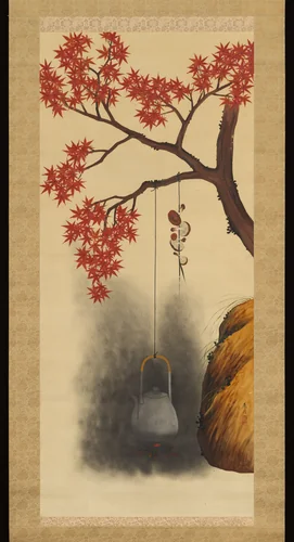 Autumn Maple by Shibata Zeshin (柴田是真), painting, 1867-1891