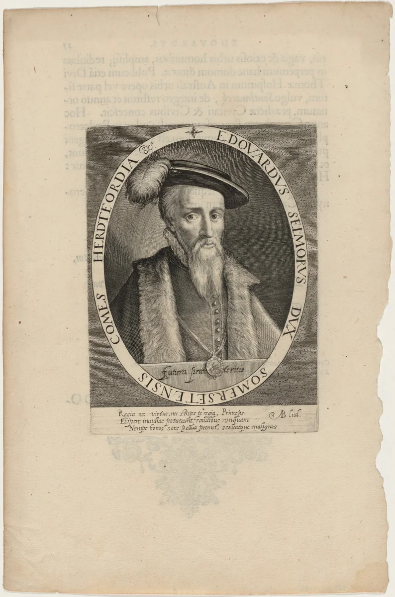 Edward Seymour, First Duke of Somerset by Willem de Passe, print, 1620