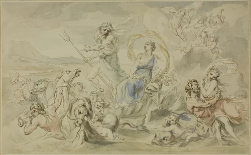 Triumph of Neptune by Giovanni Battista Cipriani, painting, 1747-1785
