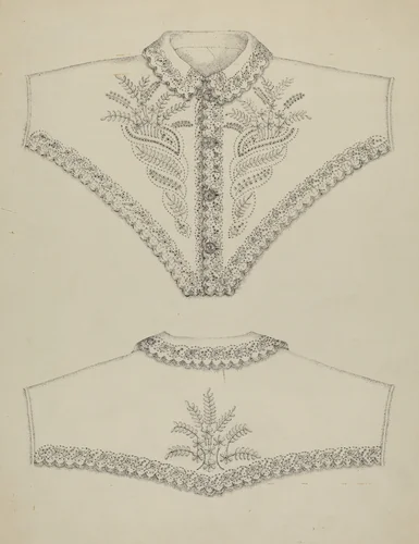 Embroidered Night Gown by Evelyn Bailey, index of american design, 1935-1942