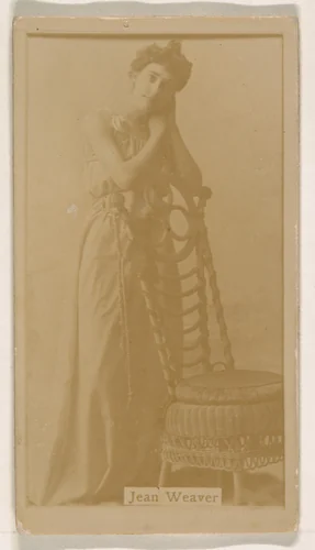 Jean Weaver, from the Actresses series (N245) issued by Kinney Brothers to promote Sweet Caporal Cigarettes by Kinney Brothers Tobacco Company, photograph, 1890