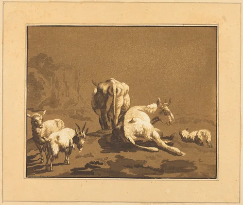 Cows by Johann Gottlieb Prestel; Joseph Wagner, portfolio, 1782-1785