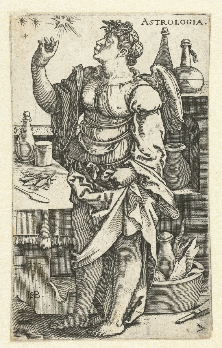 Astronomie (Astronomia) by Unknown, print, 1510-1550