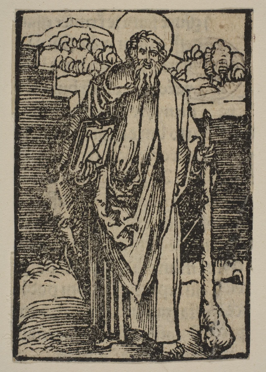 Saint Judas by Albrecht Dürer, print, 1485-1528