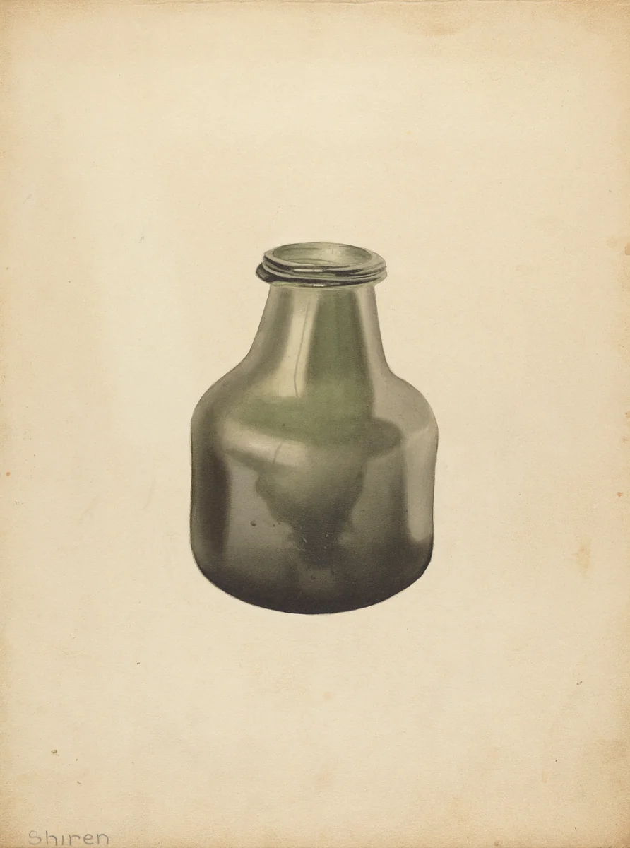 Jar by Alvin Shiren, index of american design, 1940