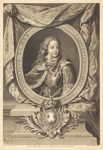 Louis XV by Nicolas de Larmessin IV
Hyacinthe Rigaud, print, 1720