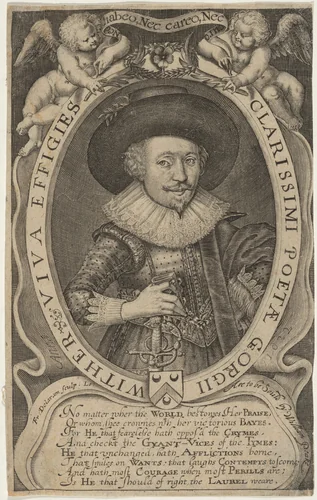 Georgii Wither (George Wither) by Francis Delaram, print, 1590-1627