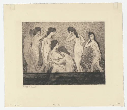Pleiades by Arthur B. Davies, print, 1919