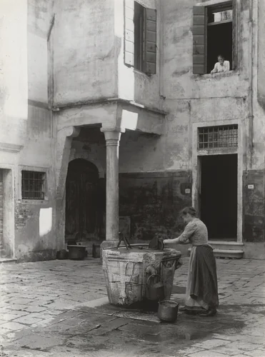 A Venetian Well by Alfred Stieglitz, photograph, 1894
