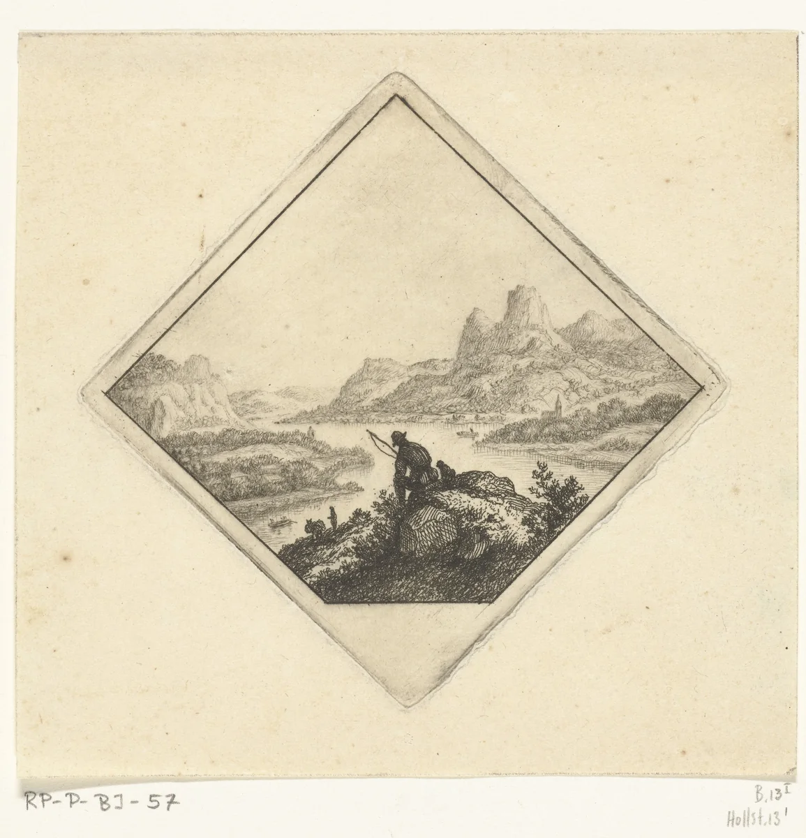 Voorjaar by Jan van Almeloveen, print, 1662-1683