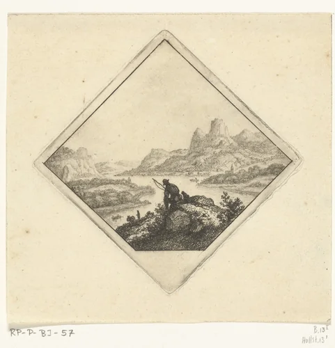 Voorjaar by Jan van Almeloveen, print, 1662-1683