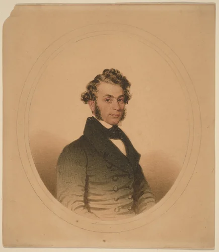 Unknown Yale Student by Charles Wesley Jarvis, drawing, 1812-1868