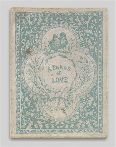 Boxed Valentine's Day Card by anonymous, other, 1850-1899