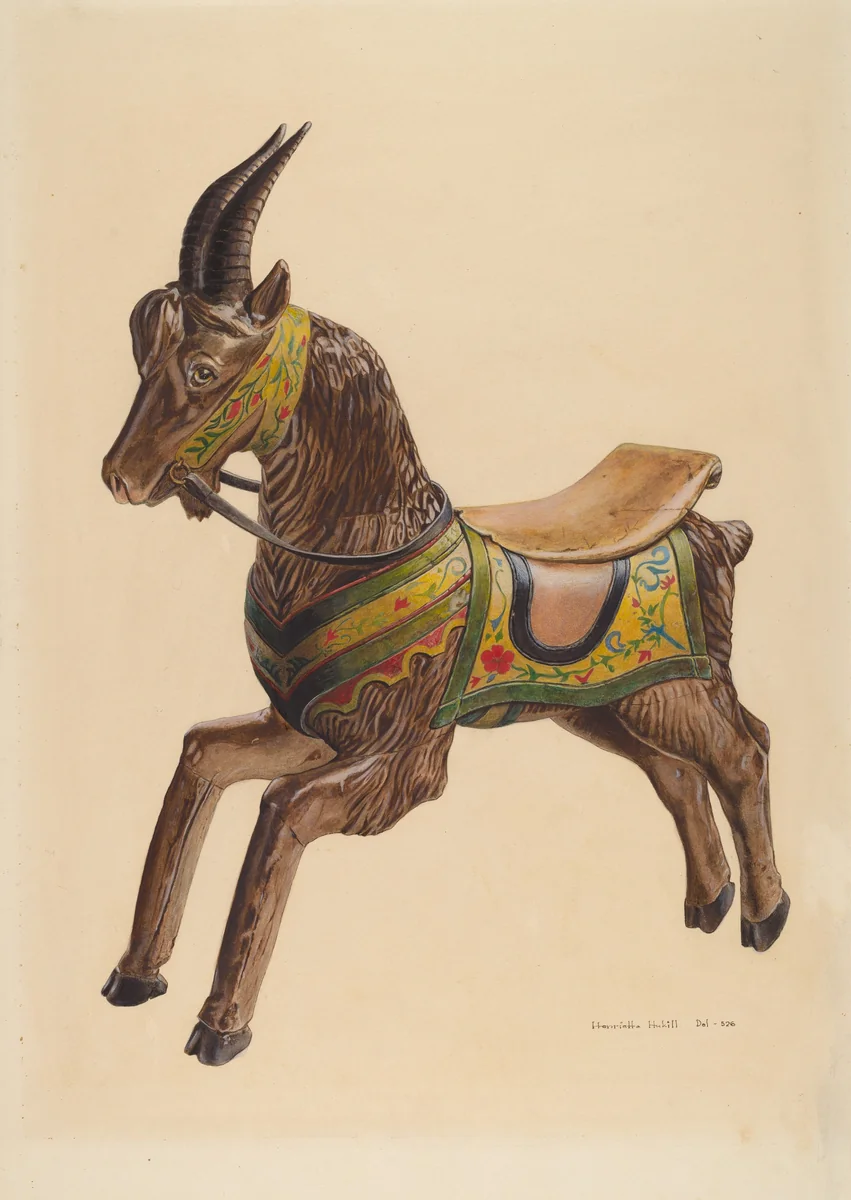 Hobby Goat by Henrietta S. Hukill, index of american design, 1939