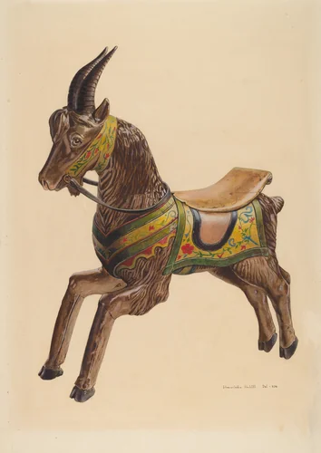 Hobby Goat by Henrietta S. Hukill, index of american design, 1939