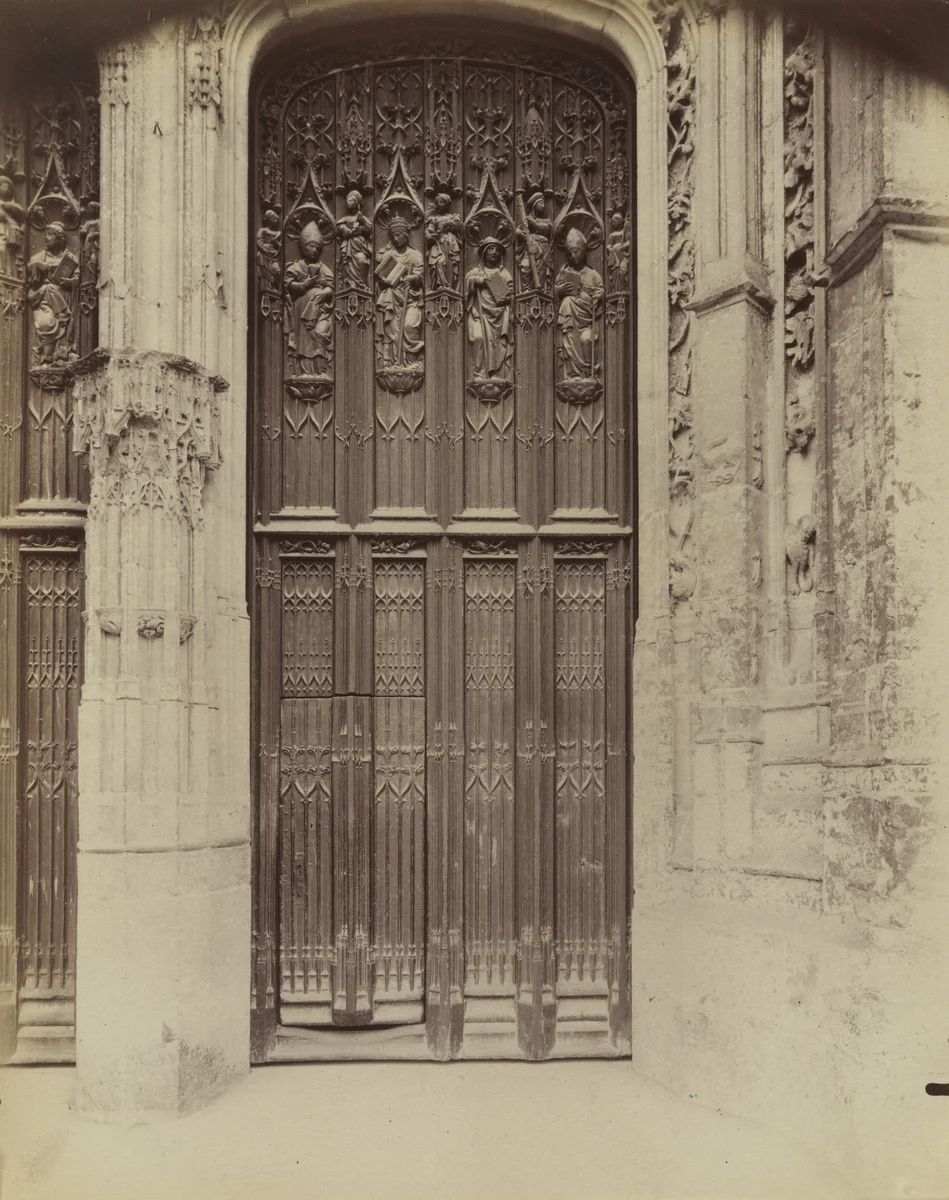 Beauvais, Porte Cathédrale by Eugène Atget, photograph, 1904