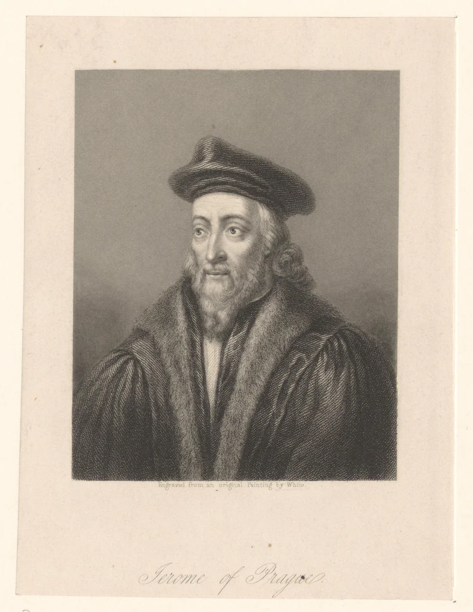 Portret van Hiëronymus van Praag by anonymous, print, 1820-1850