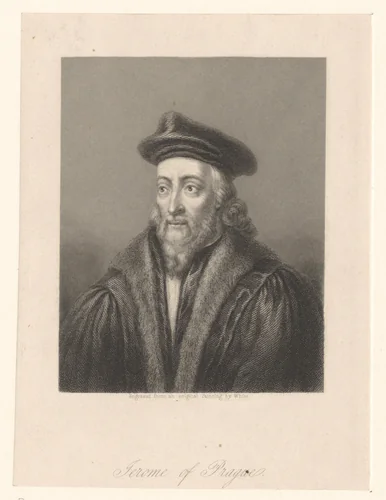 Portret van Hiëronymus van Praag by anonymous, print, 1820-1850