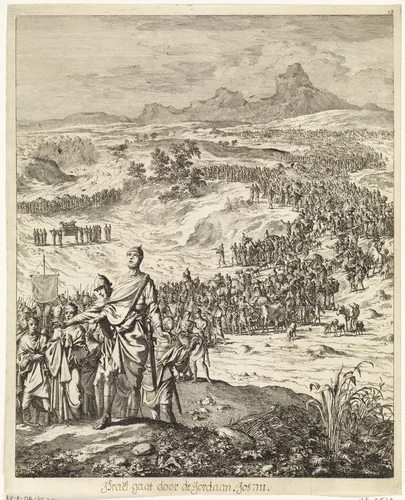 Overtocht over de Jordaan by Jan Luyken, print, 1708