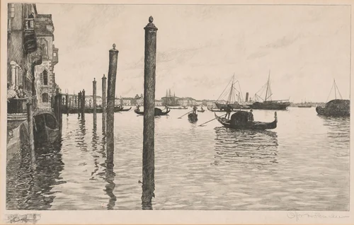 Canal Grande, Venice by Otto Henry Bacher, print, 1888
