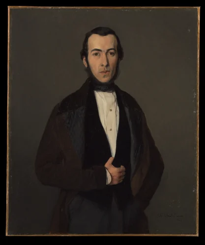 Portrait of a Man by French Painter, painting, 1830-1840