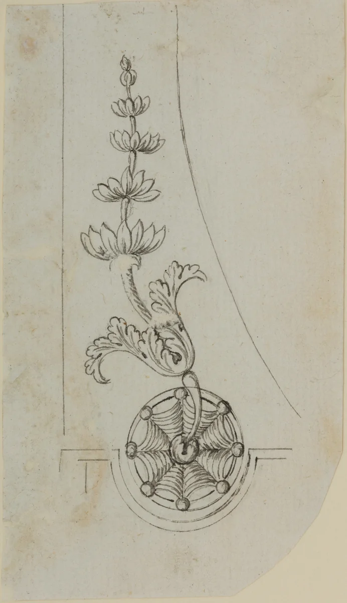 Design for the Decoration of Firearms by Nicolas Noël Boutet, drawing, 1772-1830