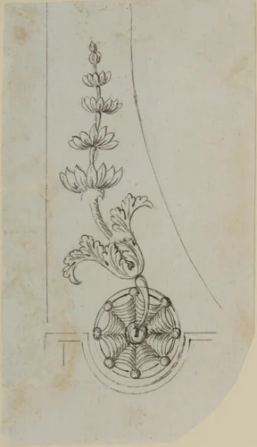 Design for the Decoration of Firearms by Nicolas Noël Boutet, drawing, 1772-1830