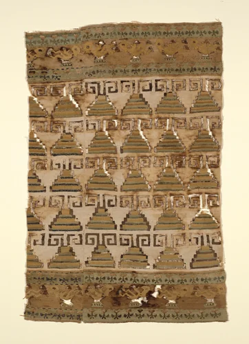 Panel by Lambayeque, textile, 1000-1476