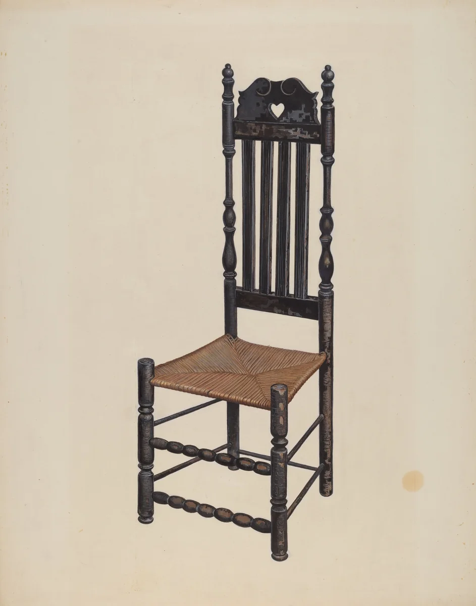 High Back Chair by Gordon Saltar, index of american design, 1937