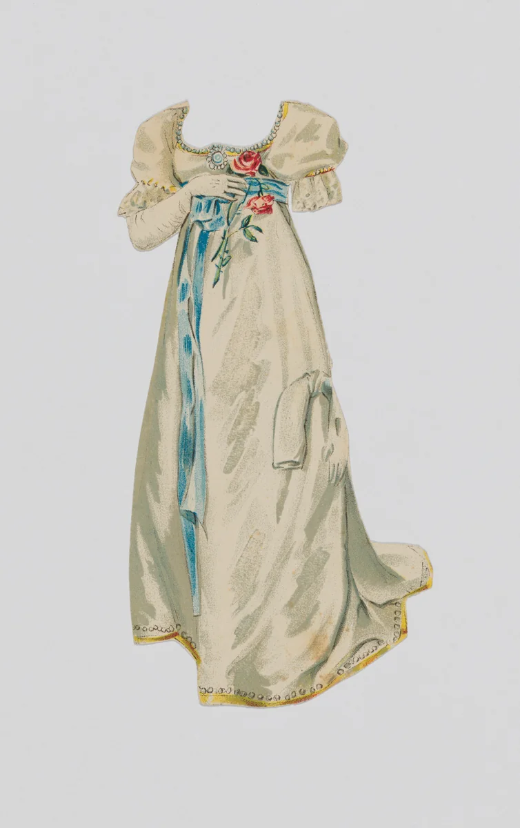 Queen Louise Reception Gown by Elizabeth S. Tucker, print, 1895
