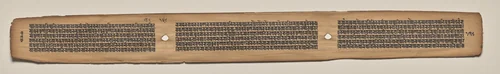 Text, Folio 136 (verso), from a Manuscript of the Perfection of Wisdom in Eight Thousand Lines (Ashtasahasrika Prajnaparamita-sutra) by Unknown, painting, 1119
