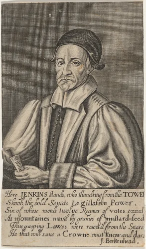 David Jenkins by Anonymous Artist; William Marshall, print, 1569-1677