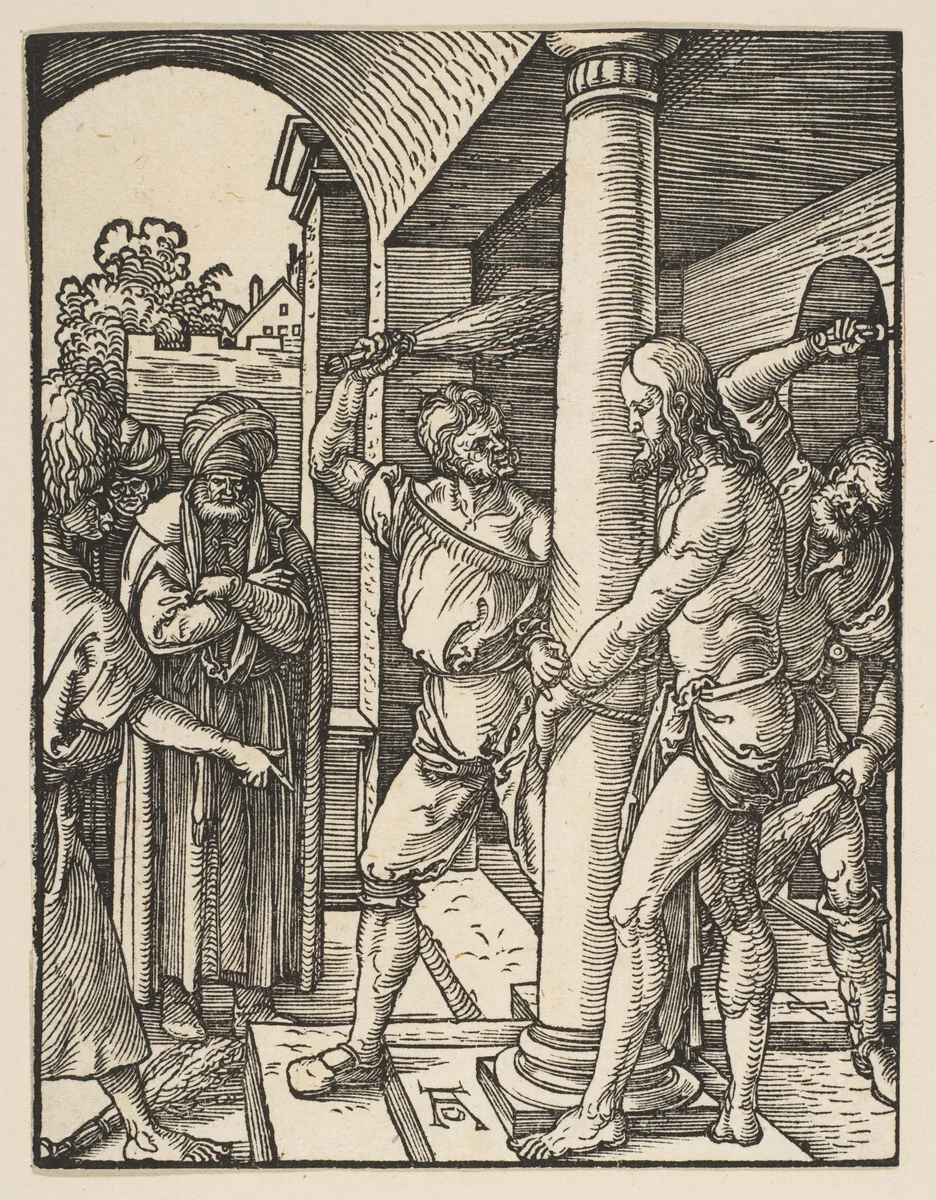 The Flagellation, from "The Small Passion" by Albrecht Dürer, print, 1509