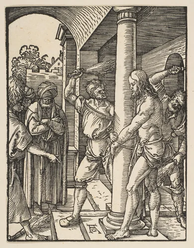 The Flagellation, from "The Small Passion" by Albrecht Dürer, print, 1509