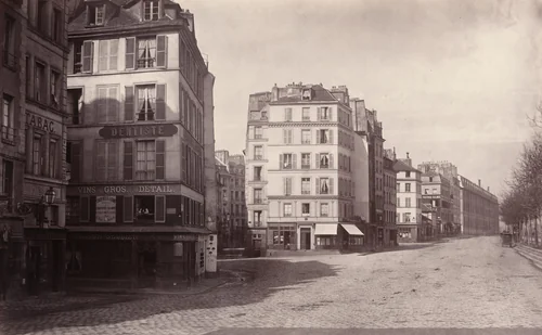 Quai de Montebello by Charles Marville, photograph, 1865-1869
