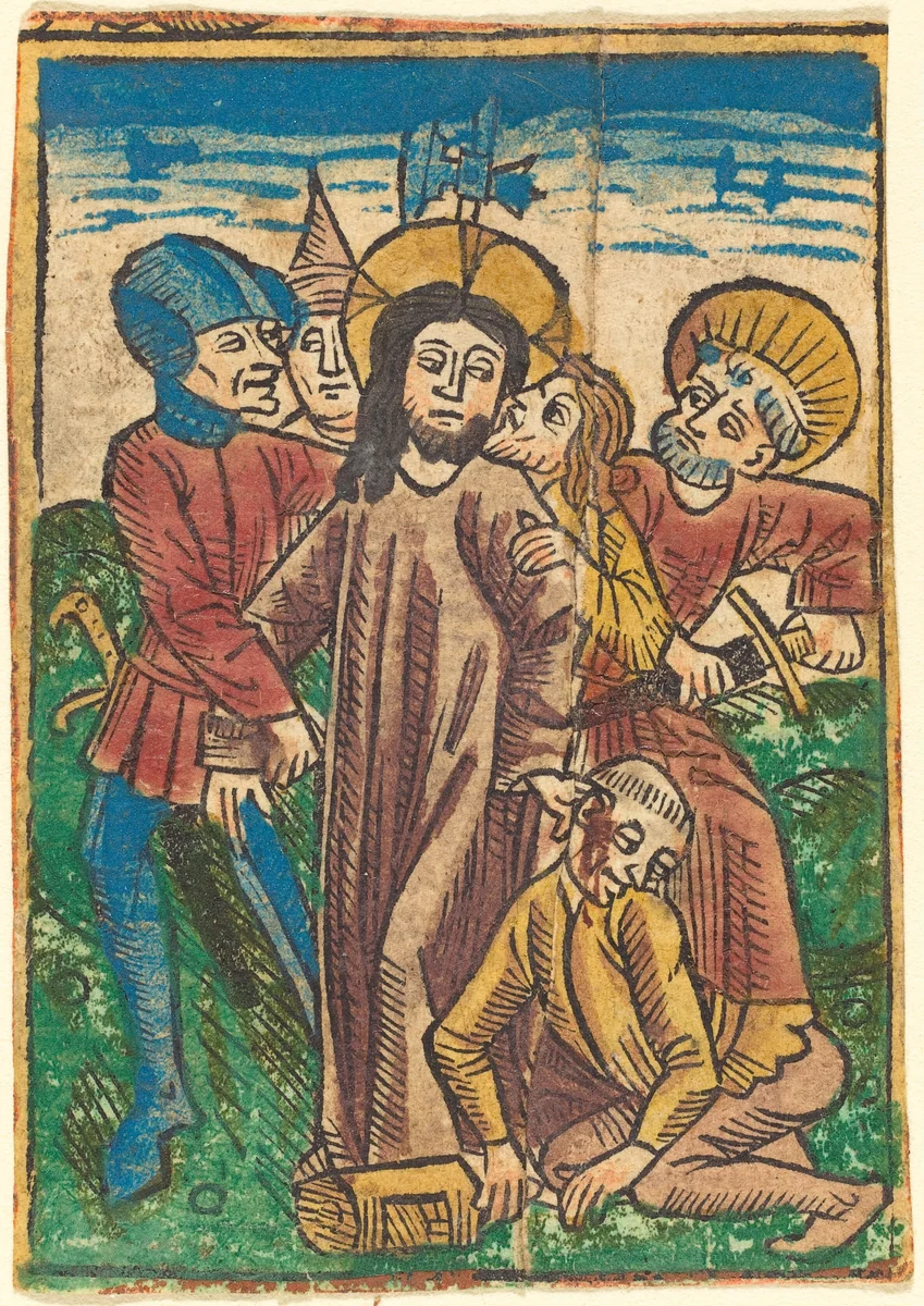 Betrayal by German 15th Century, print, 1490