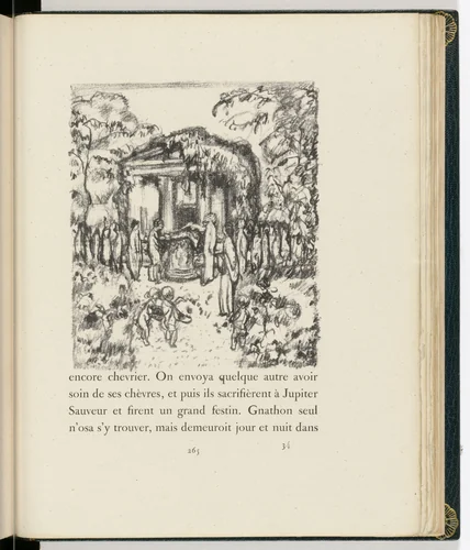In-text plate (page 265) from Daphnis et Chloé by Pierre Bonnard, illustrated book, 1902