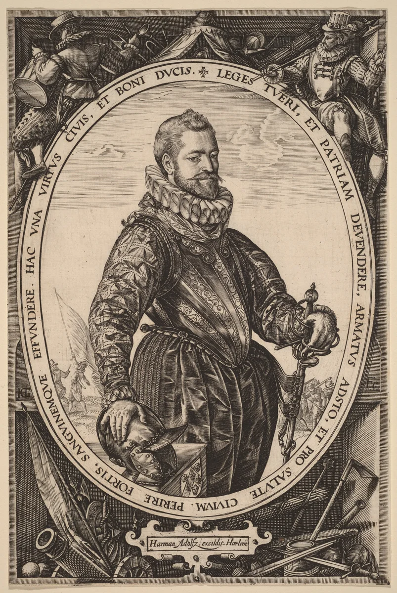 Jacques de la Faille by Hendrick Goltzius, print, 1580