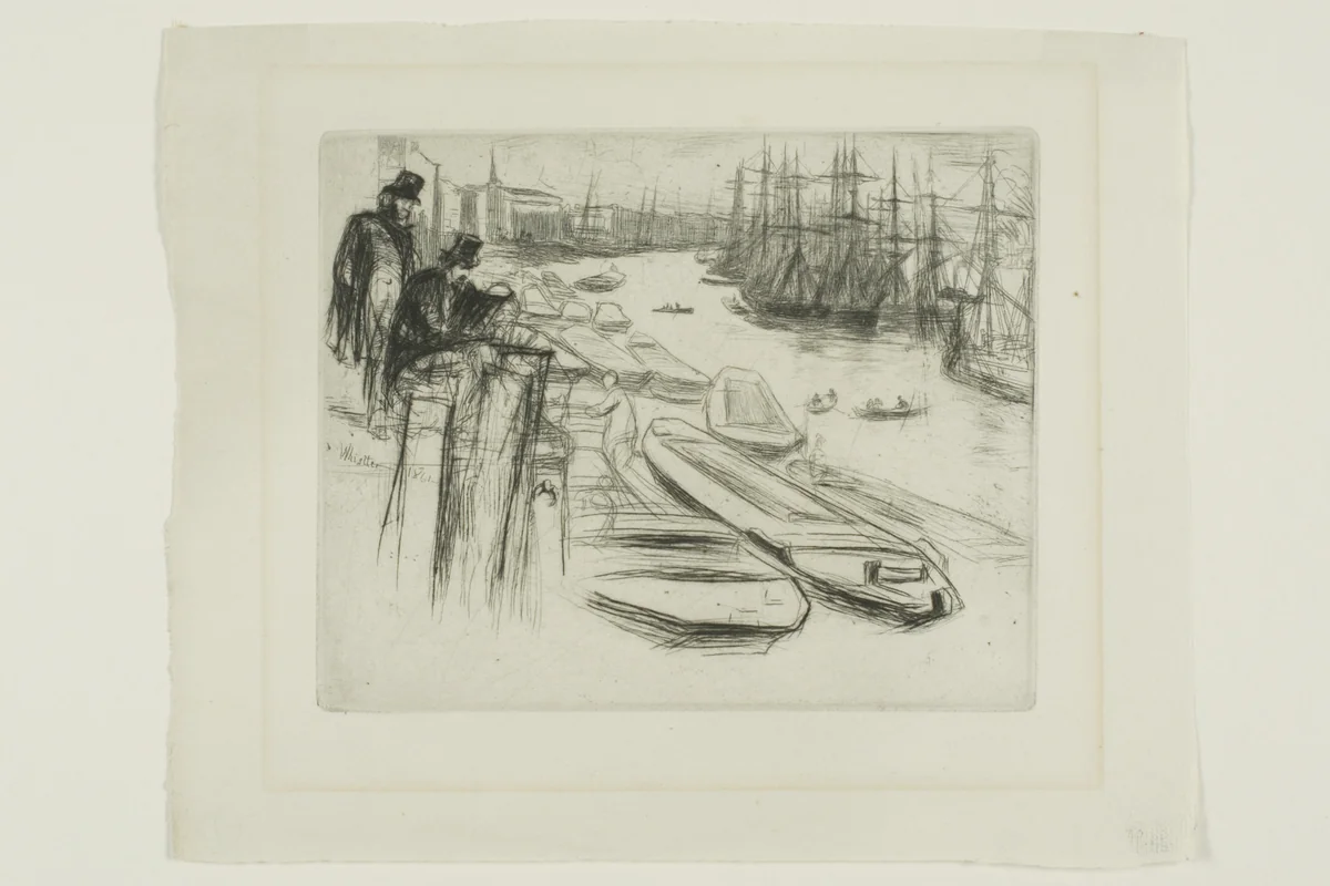 The Little Pool by James McNeill Whistler, print, 1861